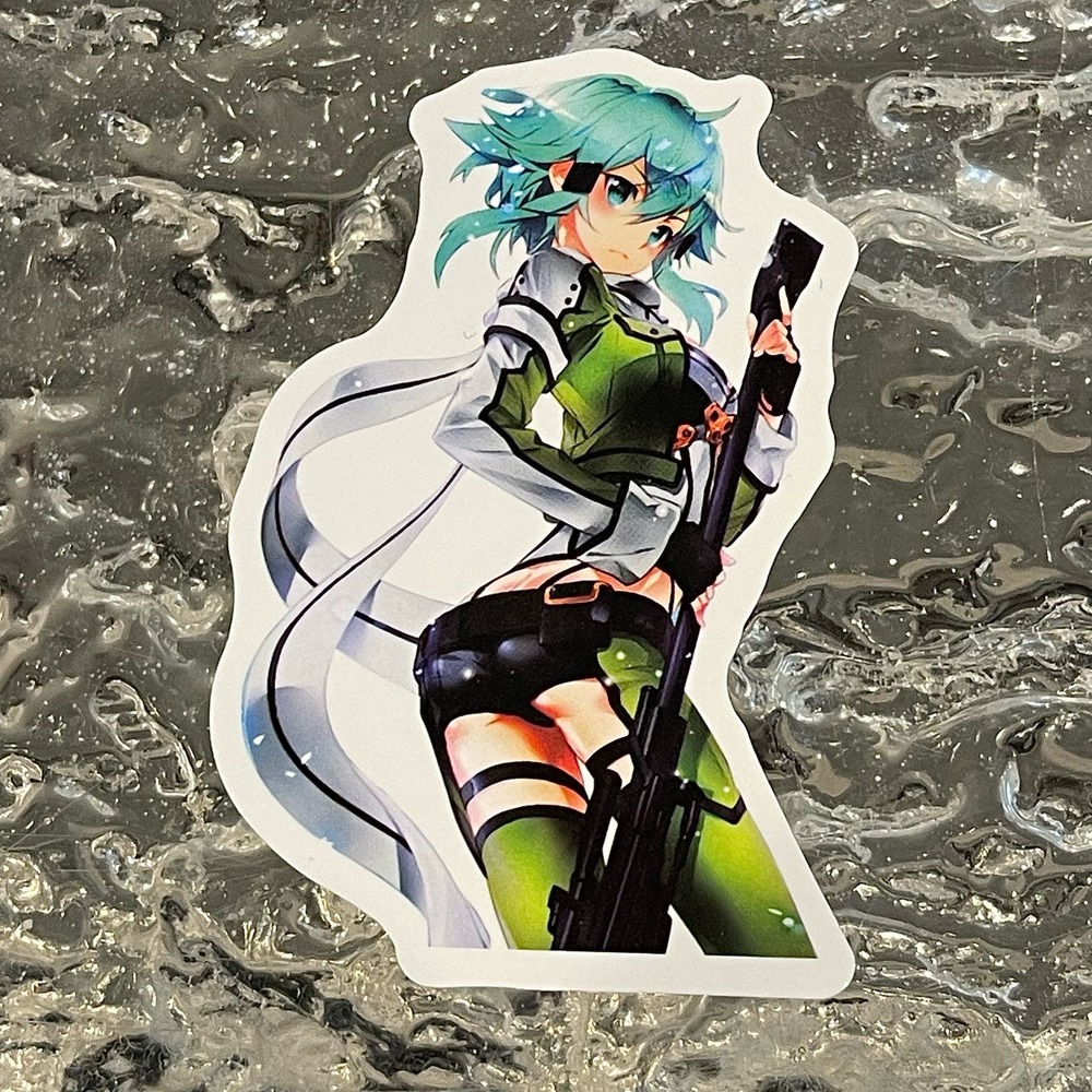 5/$10 Waterproof Vinyl Sticker: Sword Art Online- Sinon Asada Shino